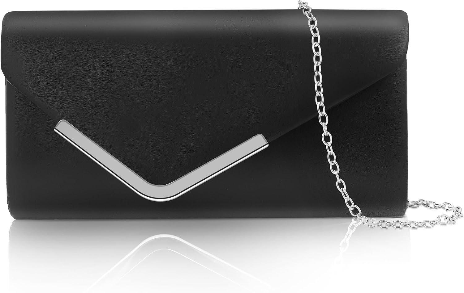 Detalle de Larcenciel Women's Clutch with Sequins, Detachable Chain Envelope Bag
