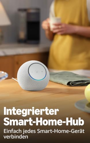 Detalle de Amazon Echo Dot Max (neueste Generation) – Lautsprecher mit raumfüllendem Klang und integriertem Smart-Home-Hub (Graphit)
