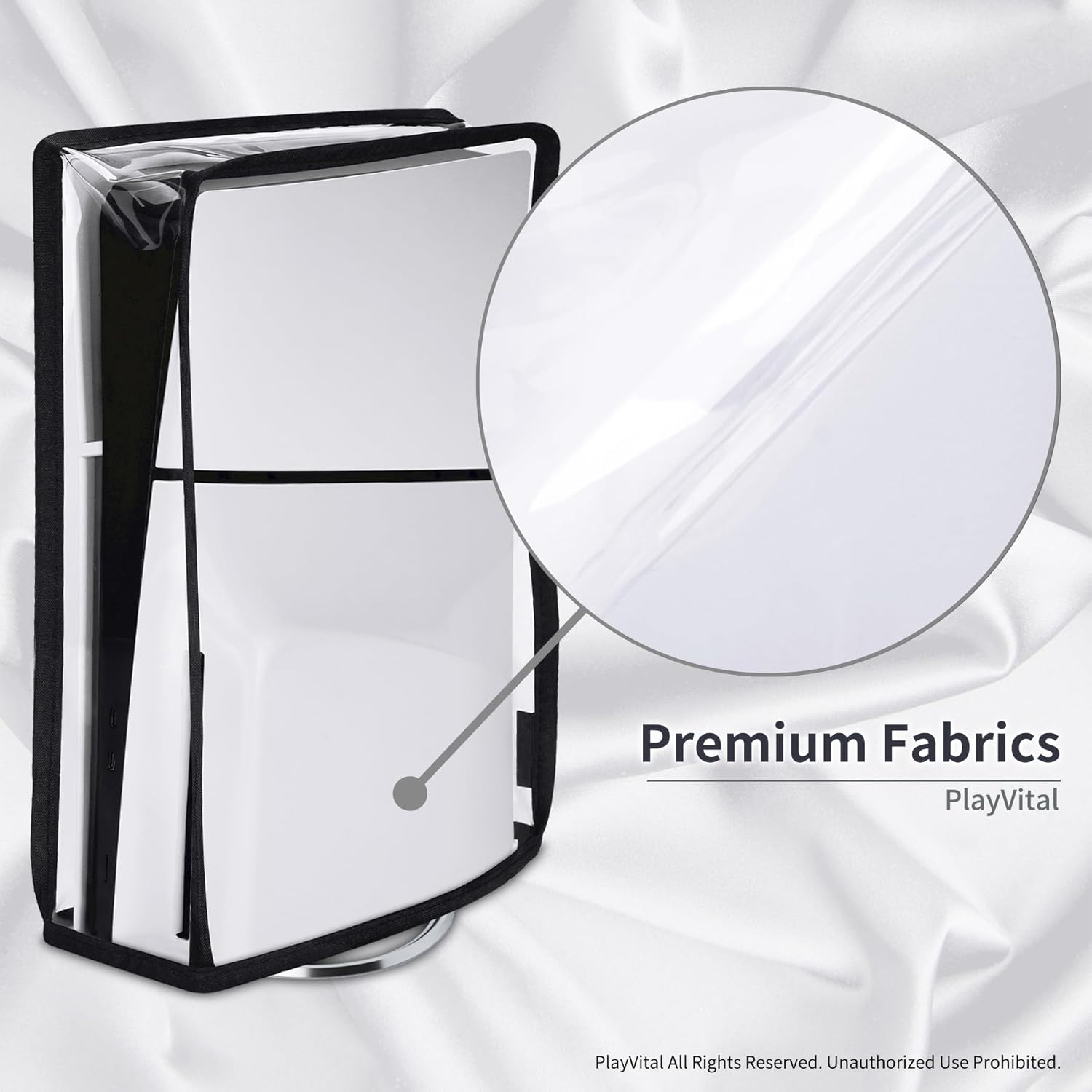 Thumbnail 4 de PlayVital PS5 Slim Vertical Dust Cover