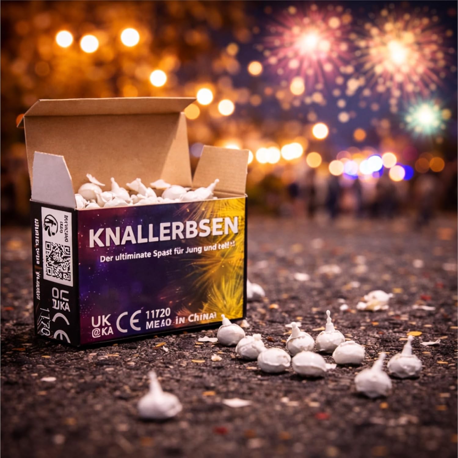 Detalle 2 de TK Gruppe Timo Klingler Knallerbsen 1000er Pack 🎆