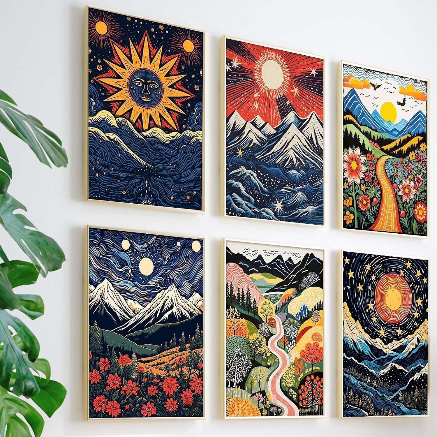 Thumbnail 3 de YALKIN Malen nach Zahlen 6er Set 25x35 cm