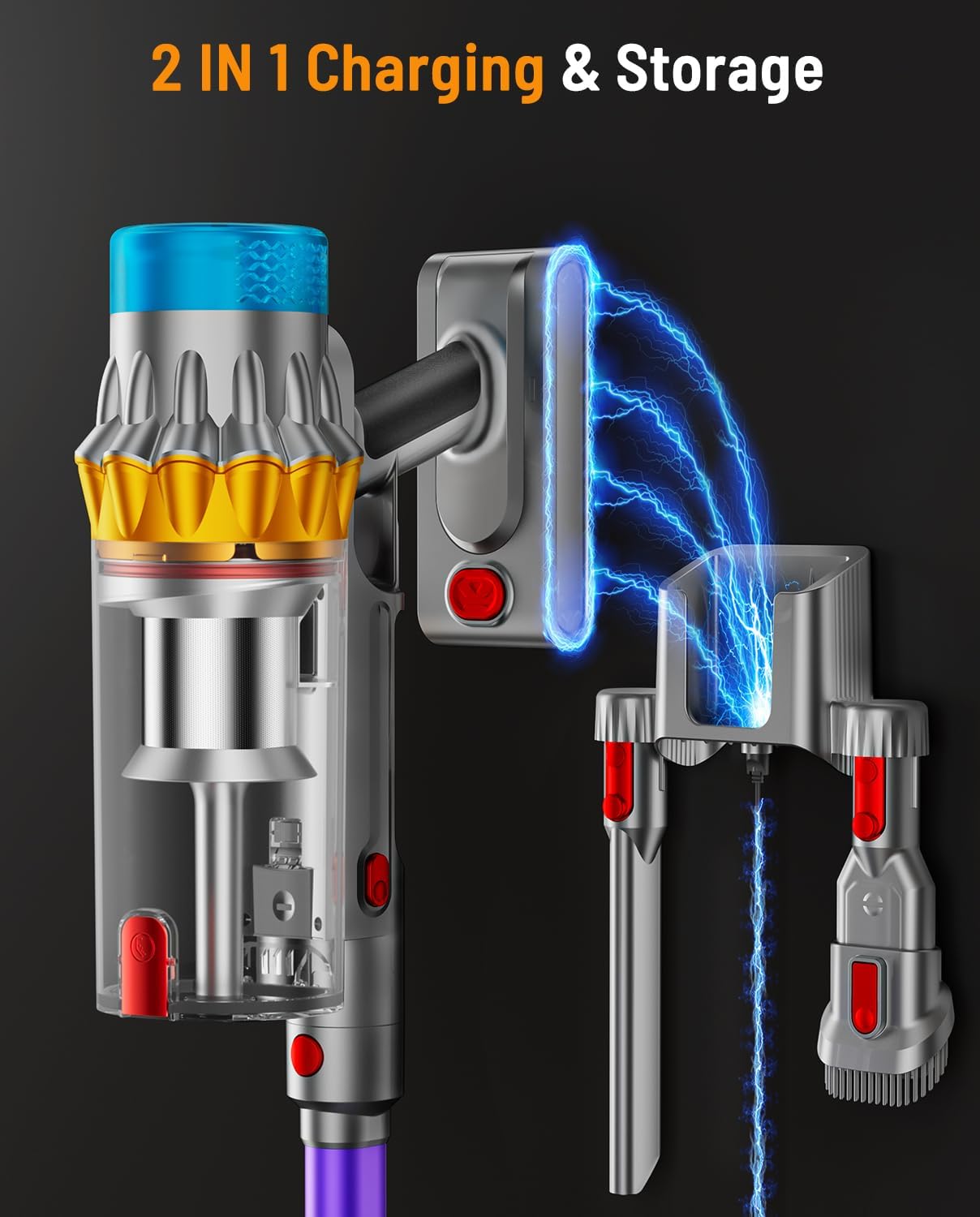Thumbnail 6 de JRFYHFT V16 PRO Cordless Stick Vacuum, 650W, 60KPA, 1.8L Dust Cup