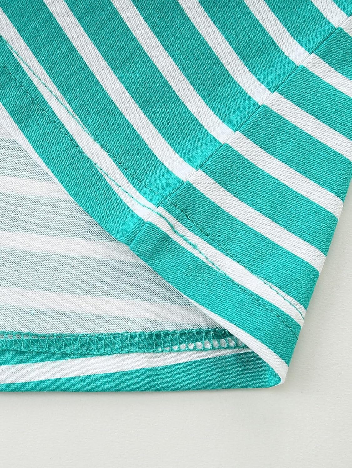 Thumbnail 6 de HILEELANG Toddler Girl Striped Cotton Dress