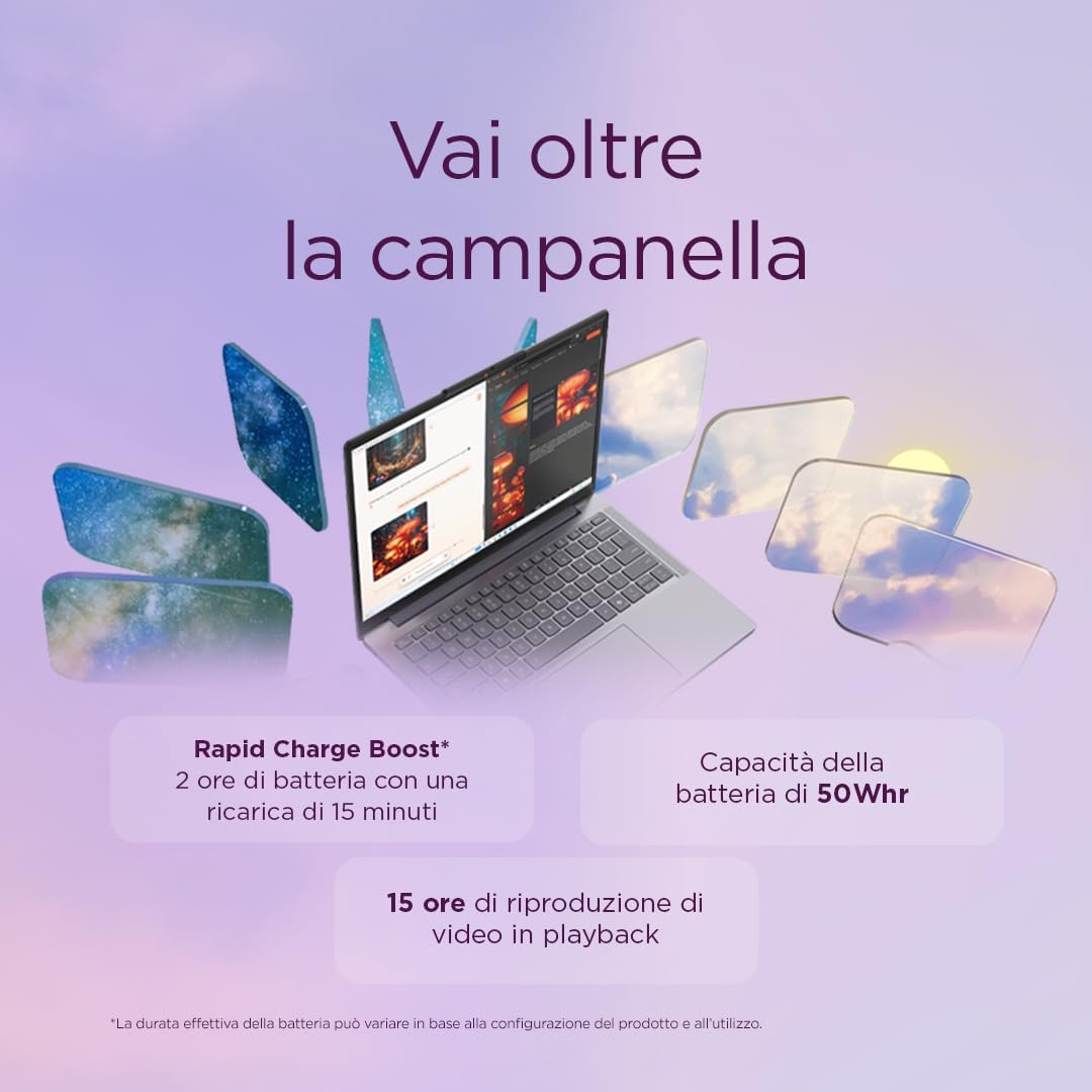 Detalle de Lenovo IdeaPad Slim 3 15": notebook equilibrato per casa e ufficio