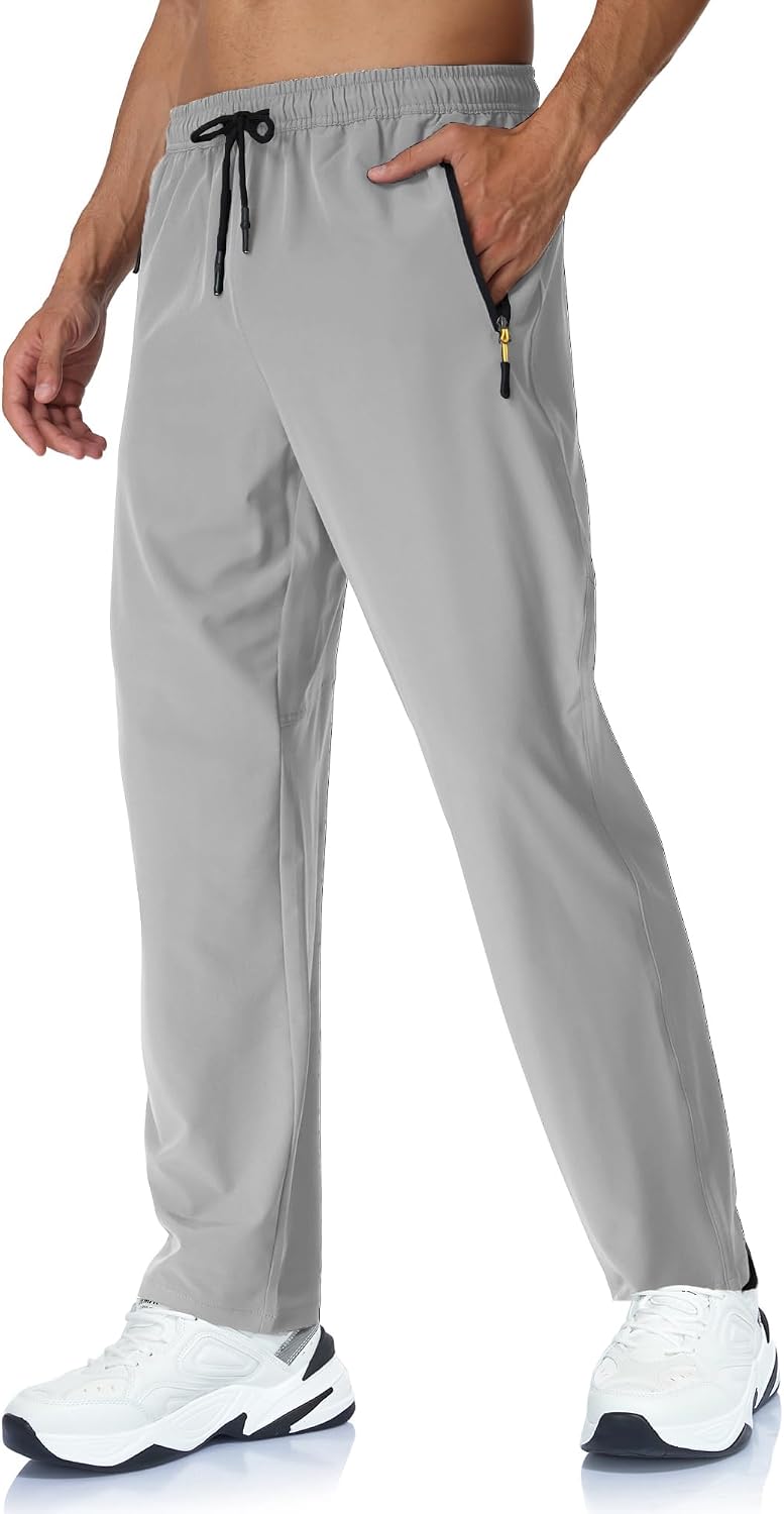 Detalle de Rapoo Lightweight Hiking Pants, Quick-Dry Stretch Joggers for Men