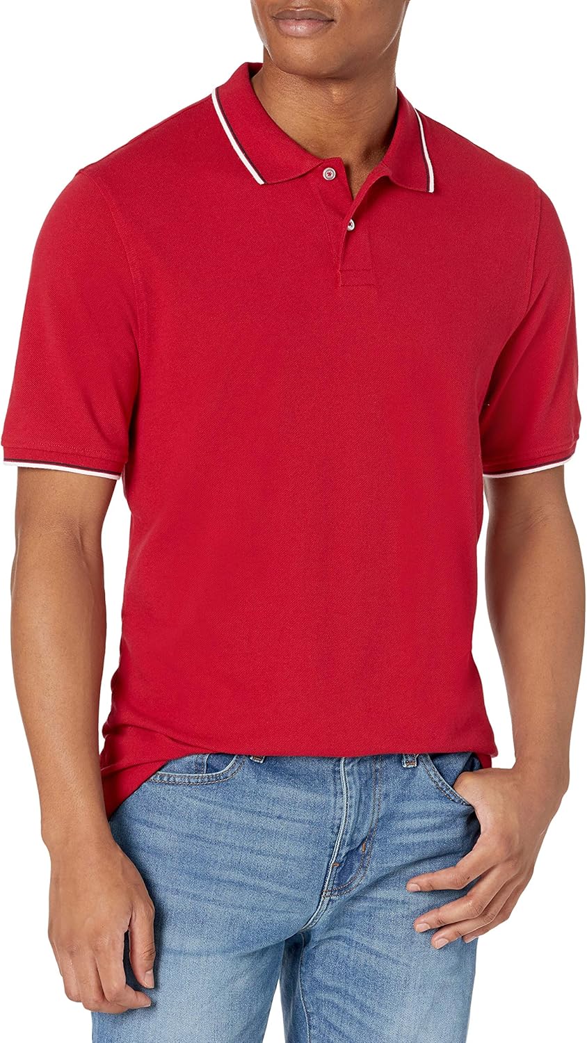 Thumbnail 1 de Polo en piqué de coton Amazon Essentials à manches courtes, coupe classique (homme, grande taille)