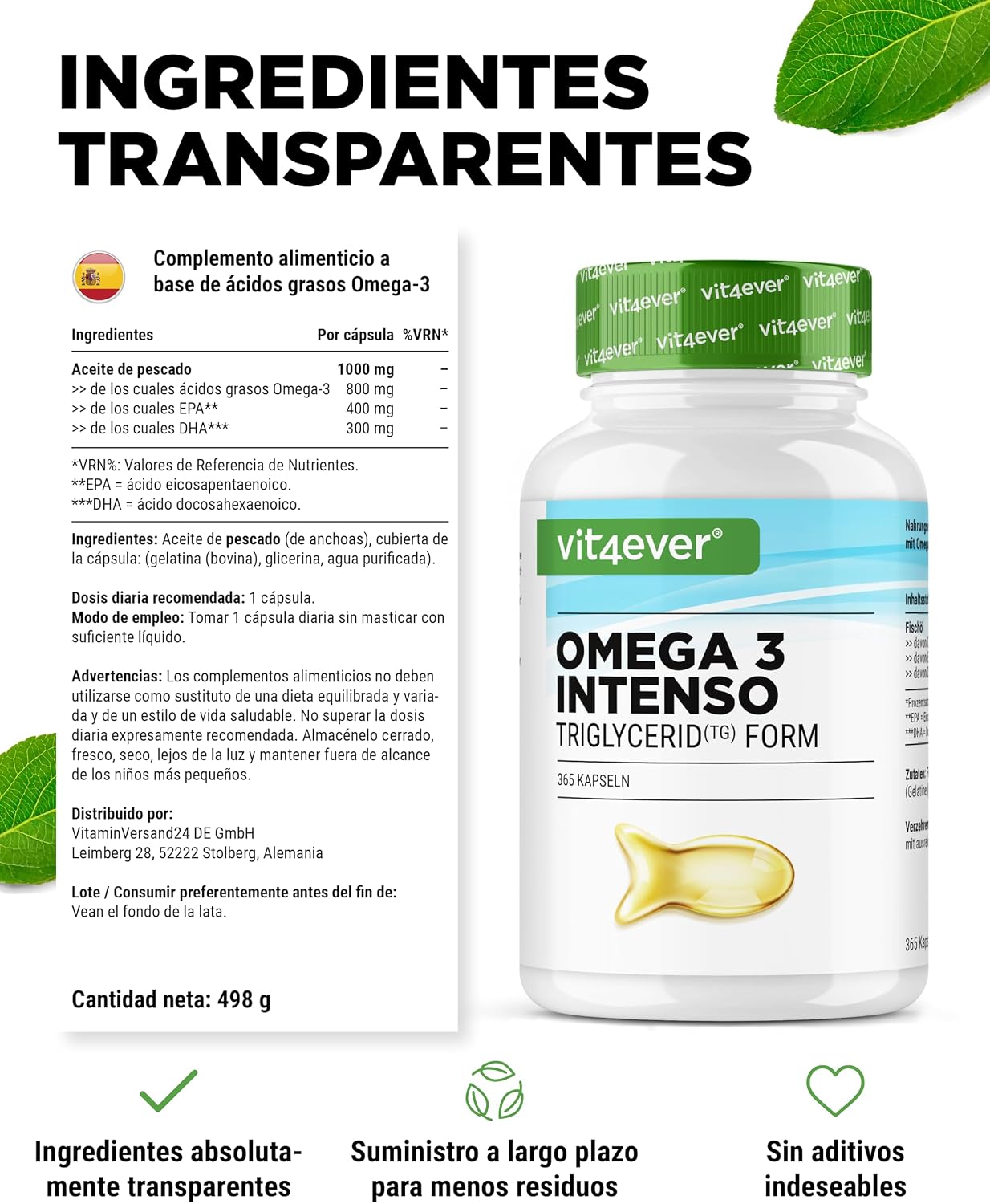 Thumbnail 5 de Omega 3 Premium Einem 80% Omega 3