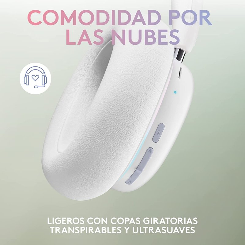 Detalle 2 de Logitech G735 Auriculares Gaming Inalámbricos RGB