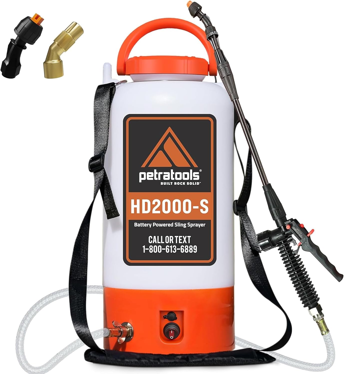 Detalle de PetraTools Battery-Powered Garden Sprayer 2 Gallon