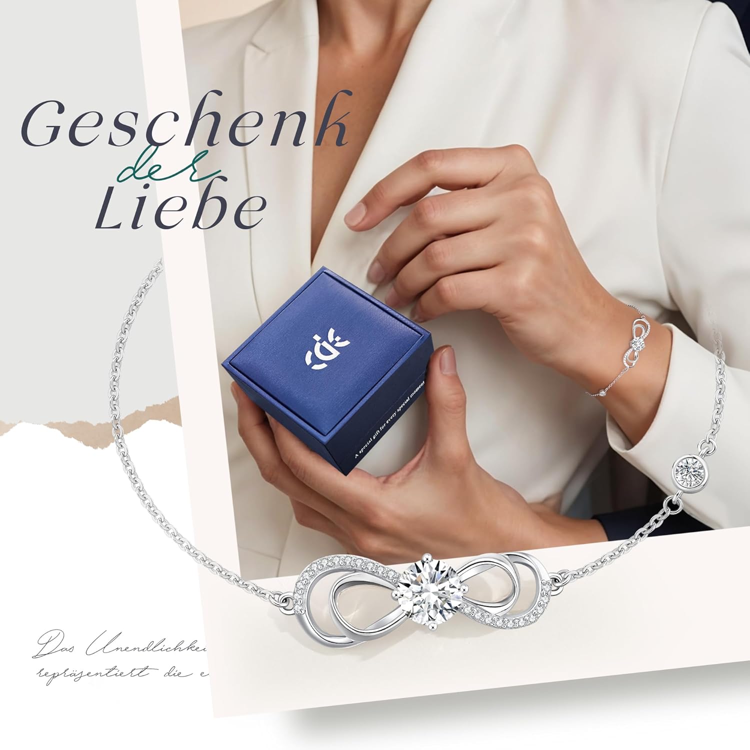 Thumbnail 5 de CDE Infinity Armband Damen 7,08 Zoll