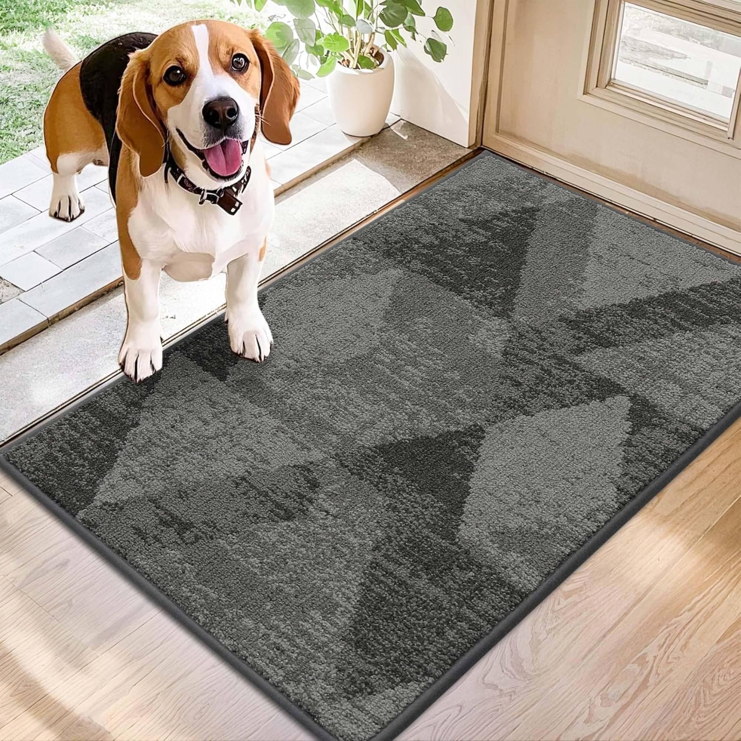 COSY HOMEER Entryway Doormat 20"x32" gray 🧻