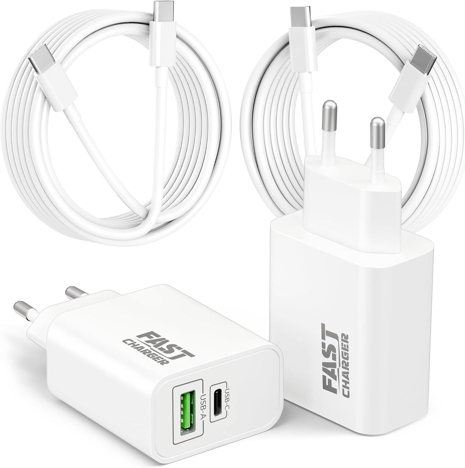 Detalle de TIBEITA 45W cargador USB C 2 puertos