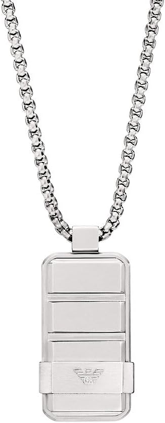 Thumbnail 1 de Emporio Armani Collana Per Uomo: eleganza daily in acciaio inox con finitura opaca