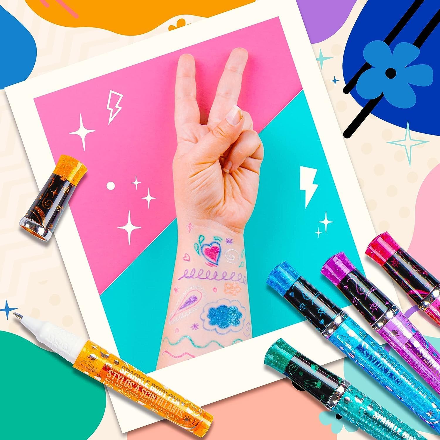 Thumbnail 6 de Mkitnvy 6 Rotuladores Tatuajes Niños