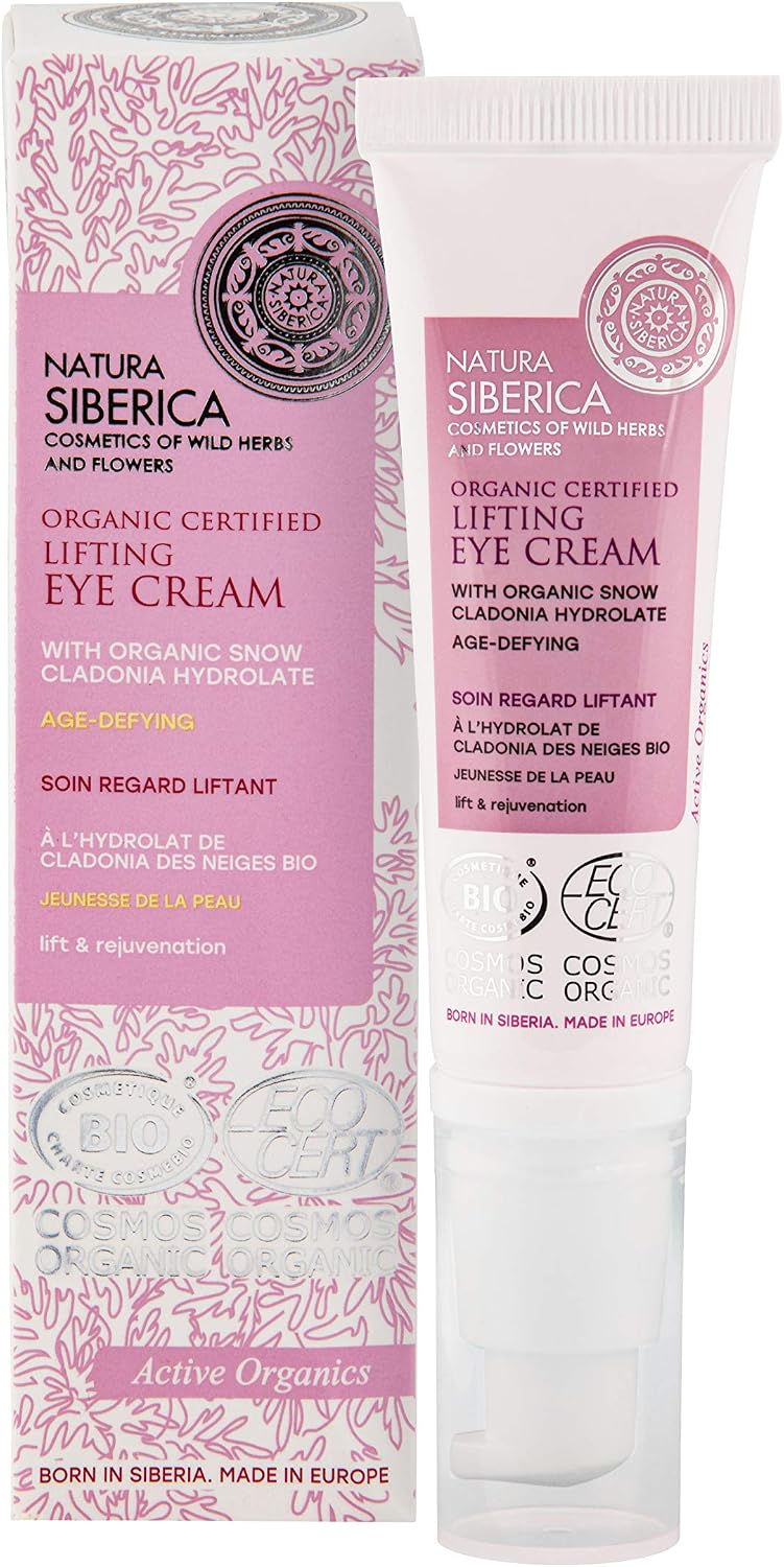 Detalle de Natura Siberica anti-age-ögonkräm, 30 ml med hyaluronsyra och E-vitamin