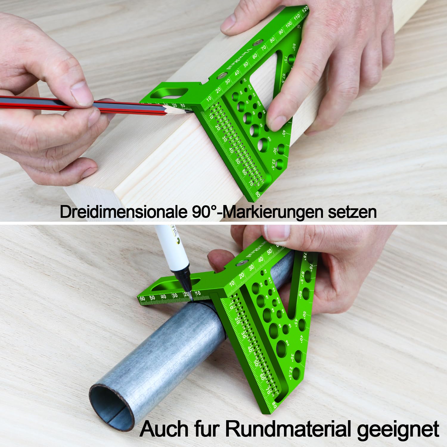 Thumbnail 5 de 3D-Gehrungswinkel 22,5–90° Multifunktional 🛠