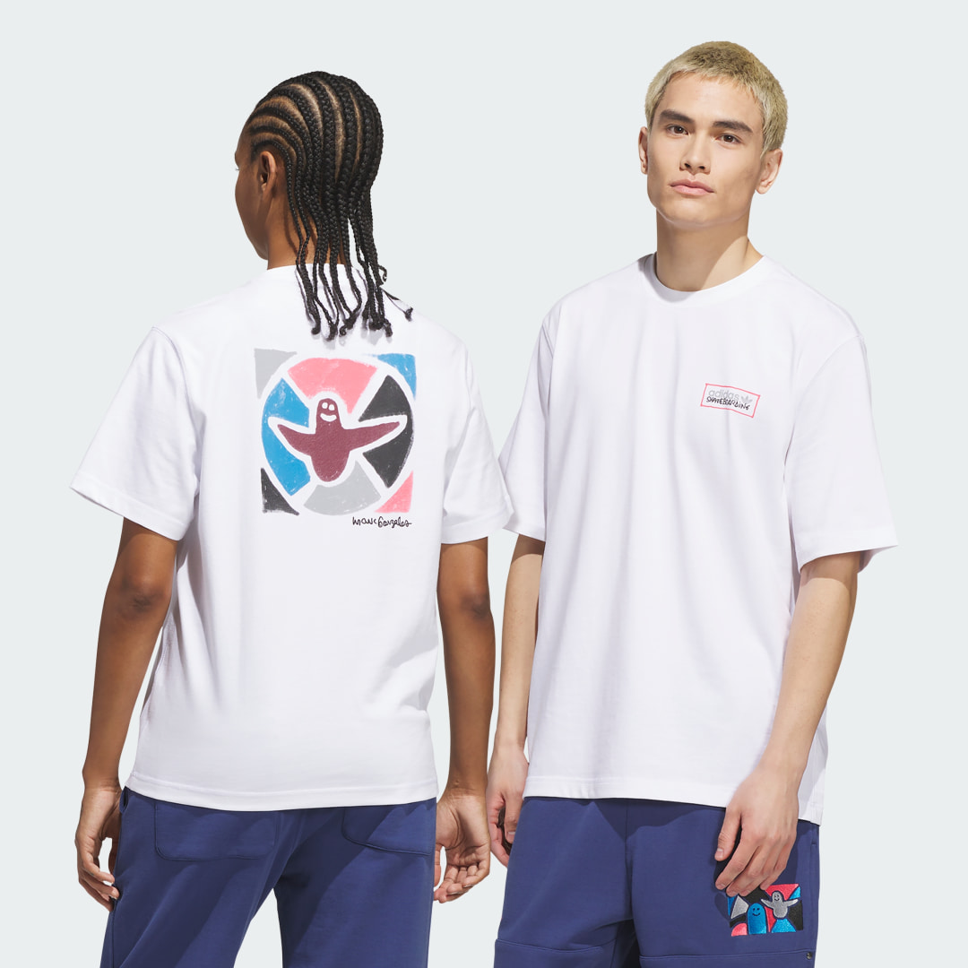 Detalle de Camiseta Skateboard x Mark Gonzales Modernist de Adidas