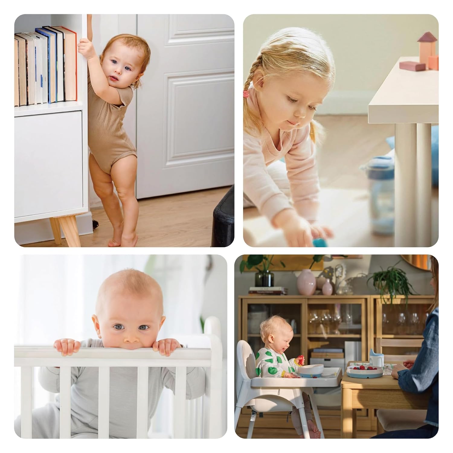 Detalle de MCDALEGE Baby Furniture Edge Protector with Pre-Applied Adhesive Strips