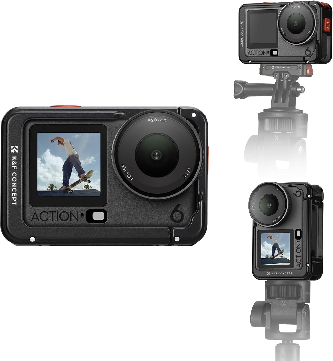 Detalle de K&F CONCEPT Kamerakäfig für DJI Osmo Action 6