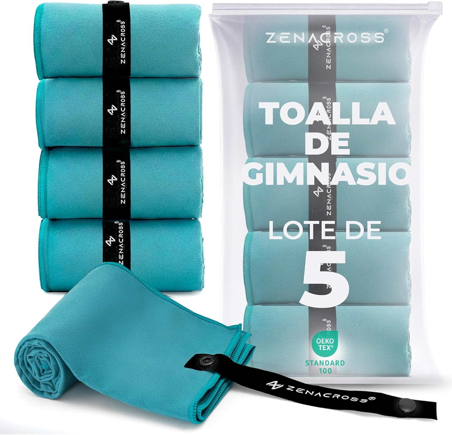 ZENACROSS Toalla Microfibra 40 x 77 cm