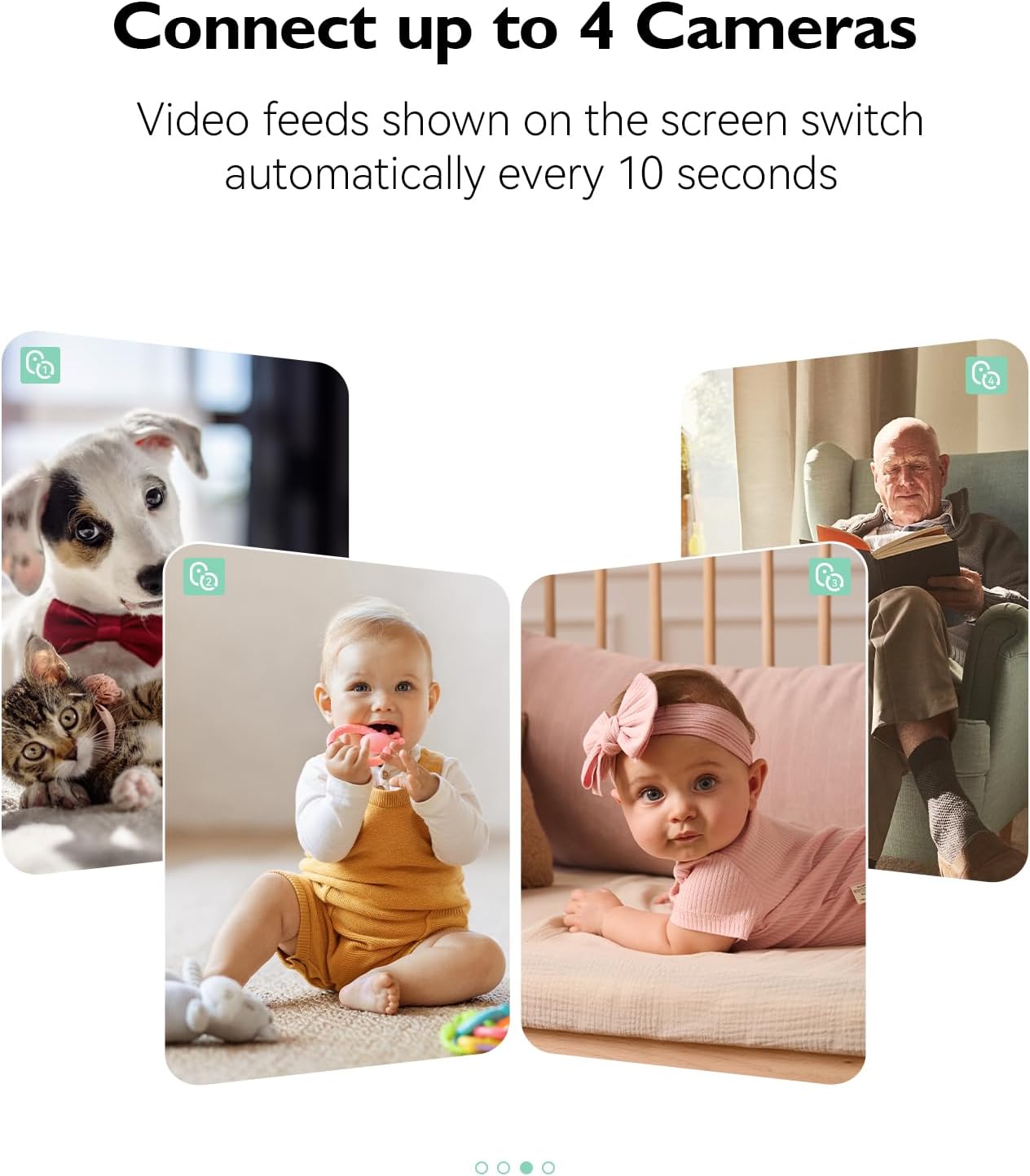 Thumbnail 3 de momcozy BM03 Add-On Camera – Full HD 1080p, FHSS, 2‑Way Audio and PTZ Zoom