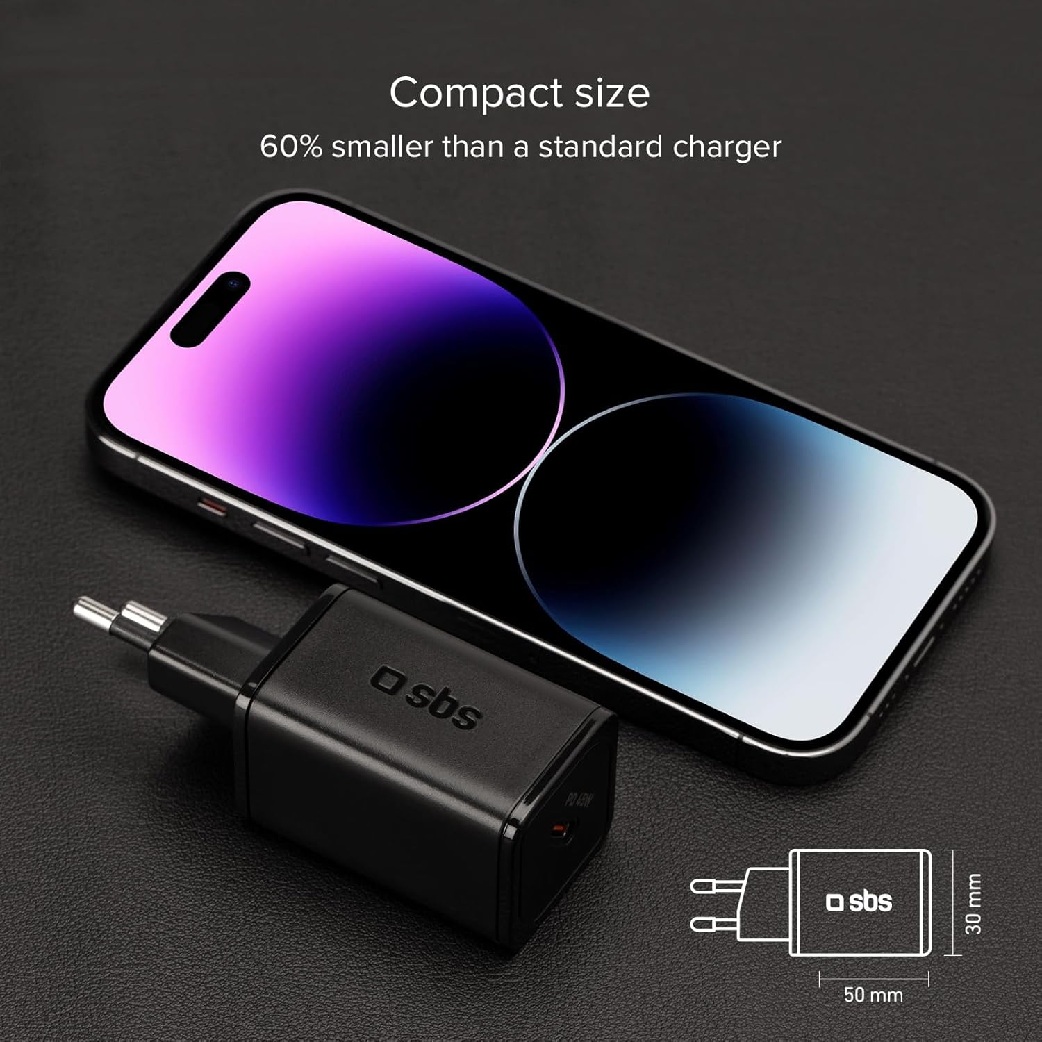 Thumbnail 3 de SBS Chargeur USB-C 45W Power Delivery