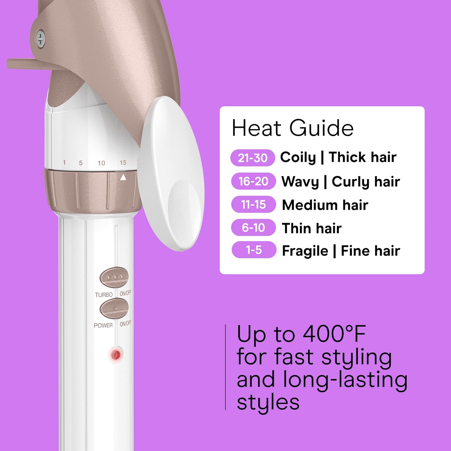 Thumbnail 5 de Conair 1.5-inch Double Ceramic Curling Iron