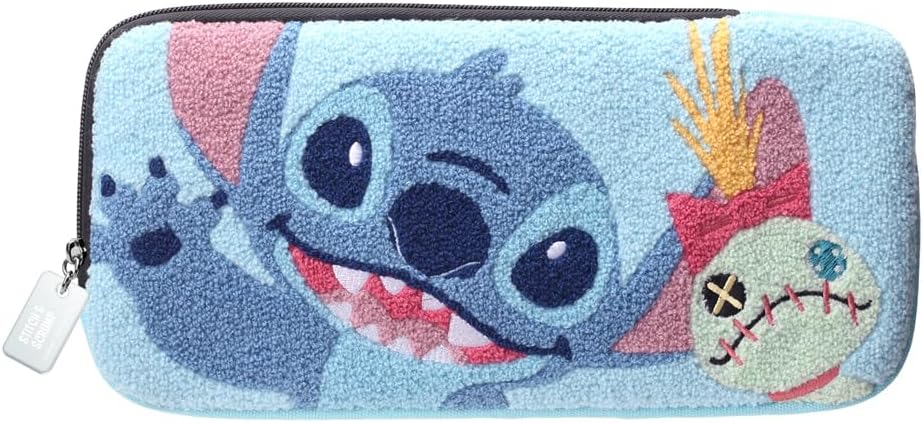 Detalle de Premium Style PG-DSW2P 携帯ゲーム機用ポーチ スティッチのサガラ刺繍・L字ファスナー