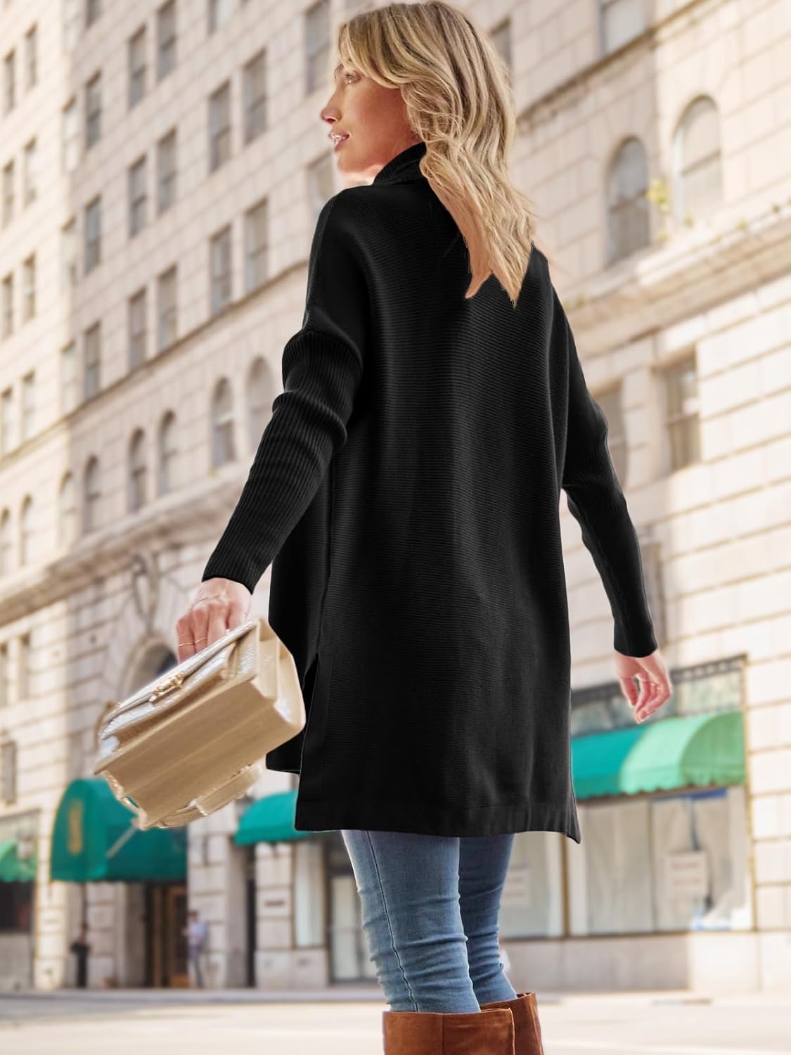 Thumbnail 5 de LILLUSORY Turtleneck Oversized Sweater for Women
