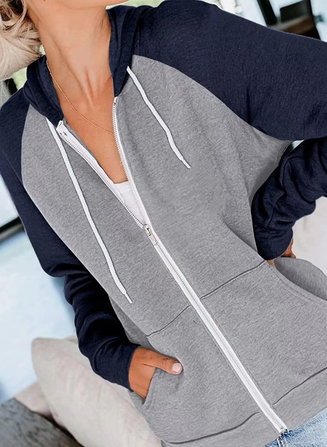 Thumbnail 1 de LACOZY Women's Zip Up Hoodie