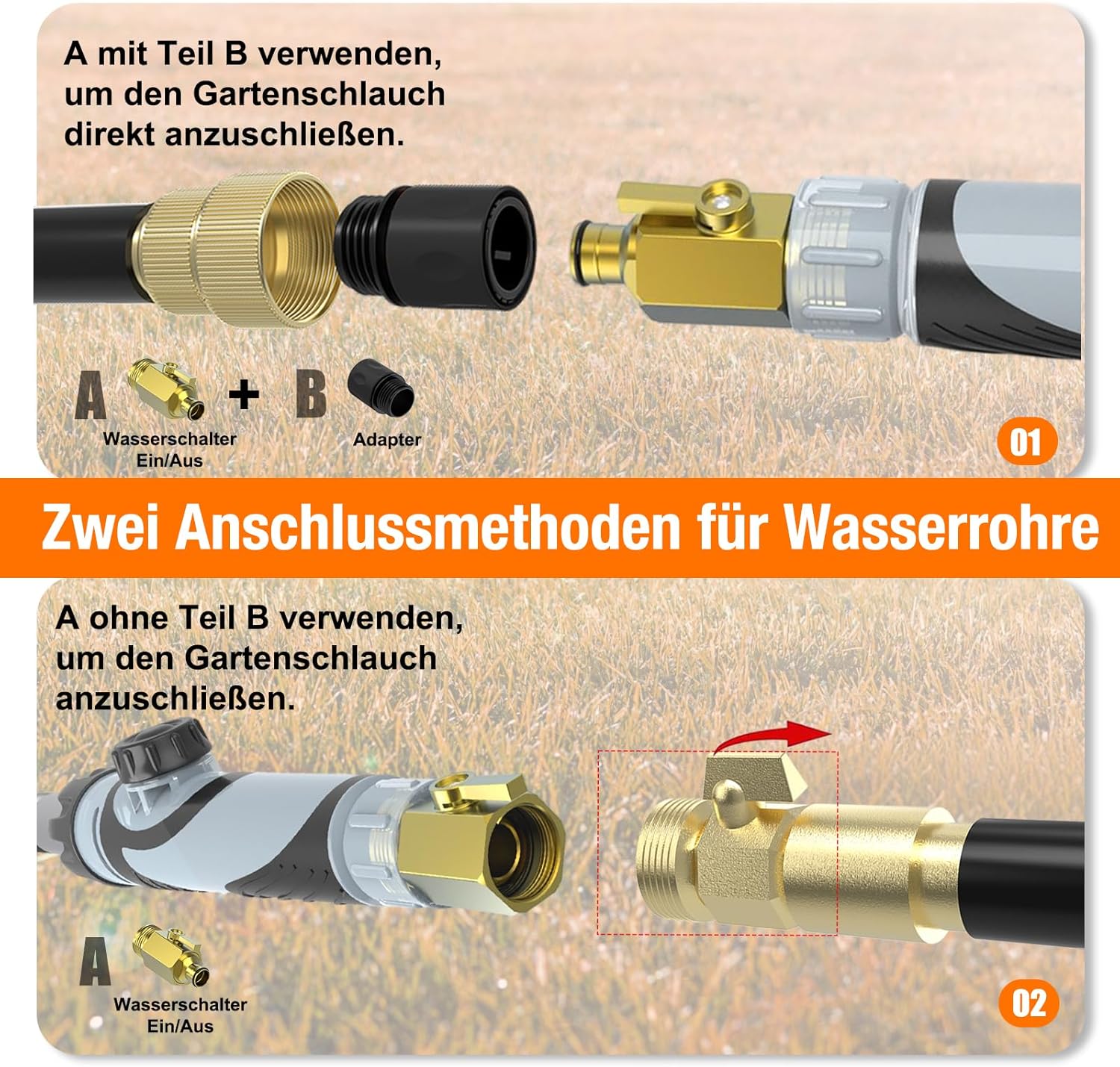 Thumbnail 4 de LAANPOLE 3,6m Teleskop-Autowaschbürste mit 30 cm Bürstenkopf – flexibel, schonend und hoch hinaus