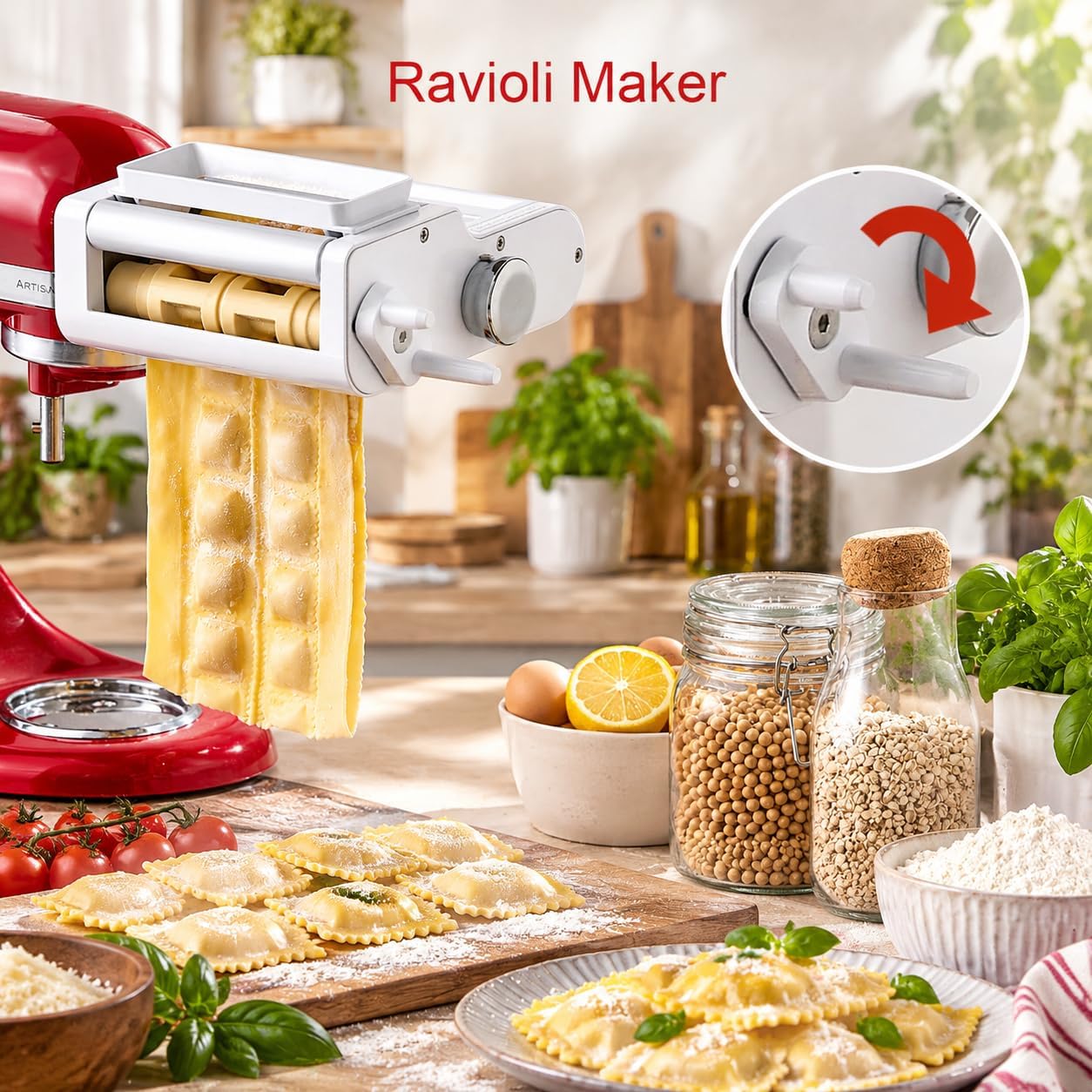 Detalle 2 de ANTREE 3-IN-1 Pasta Attachment for KitchenAid ๐