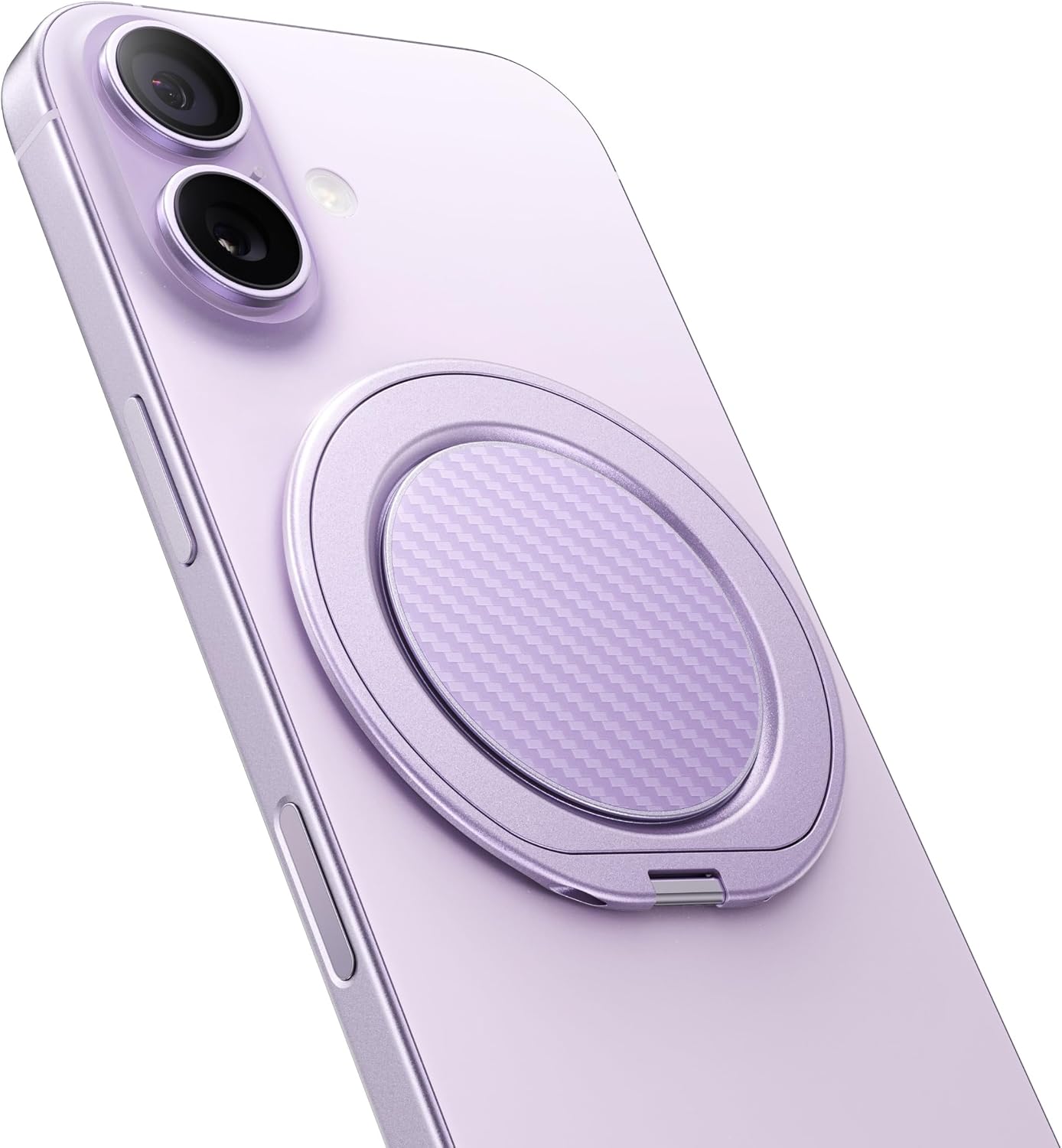 Detalle de andobil 2026 Ultra-Thin Magnetic Phone Grip for MagSafe with 360° Rotation (Purple)