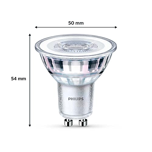 Thumbnail 2 de Philips Bombilla LED GU10 4.6W (Eq. 50W) 355 lm – Luz blanca cálida 2700K, pack de 6