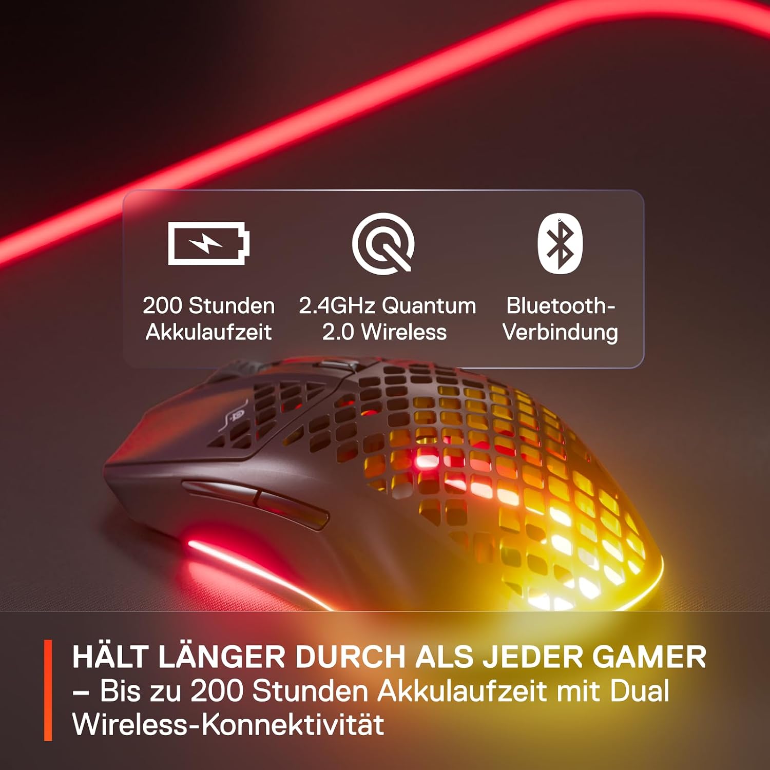 Thumbnail 6 de SteelSeries Aerox 3 Wireless Maus