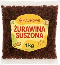 Detalle de Malinowe GETROCKNETE CRANBERRIES 1kg Natürlich – Getrocknete Cranberries