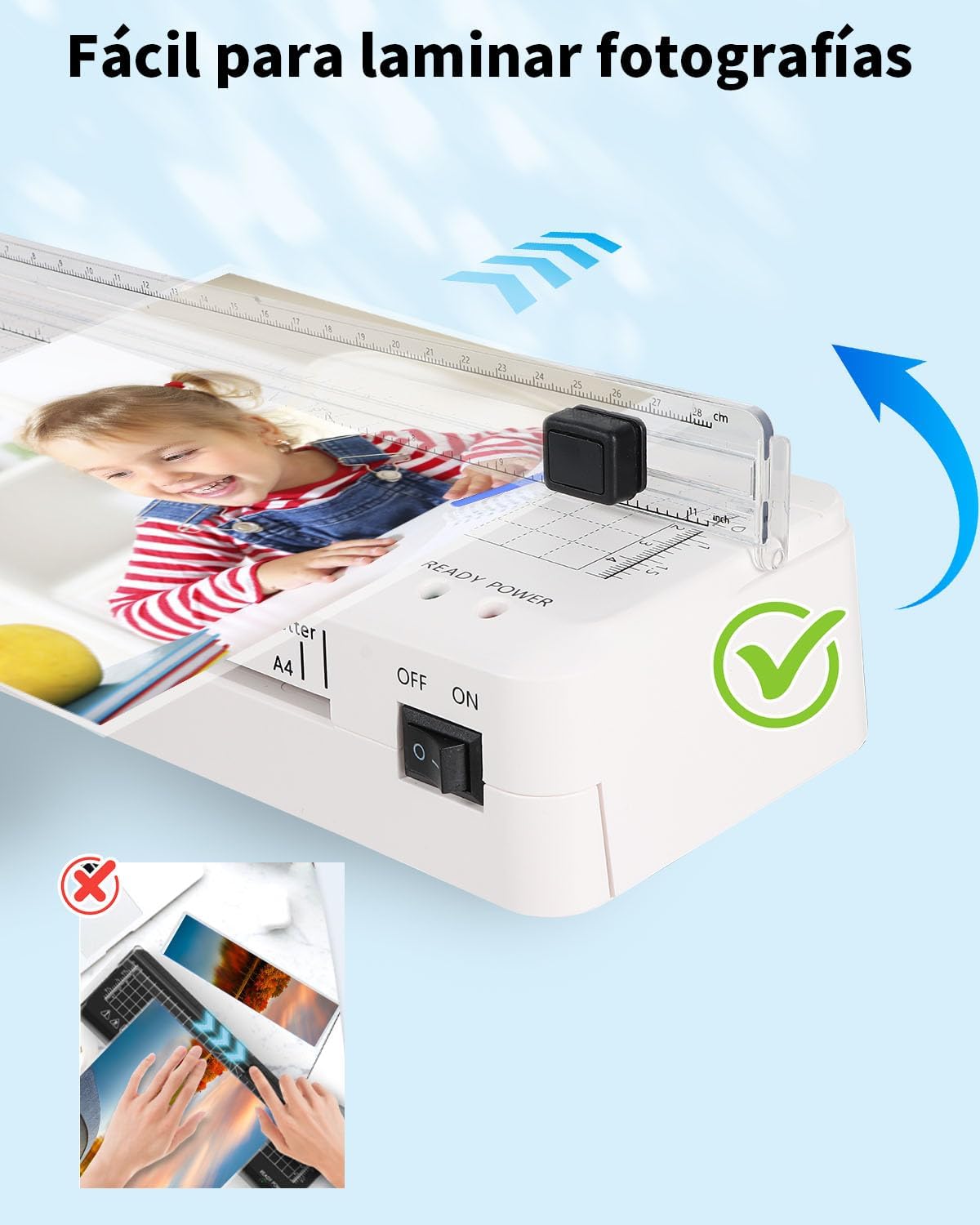 Thumbnail 2 de Plastificatrice A4 termica 360 mm/min 📎