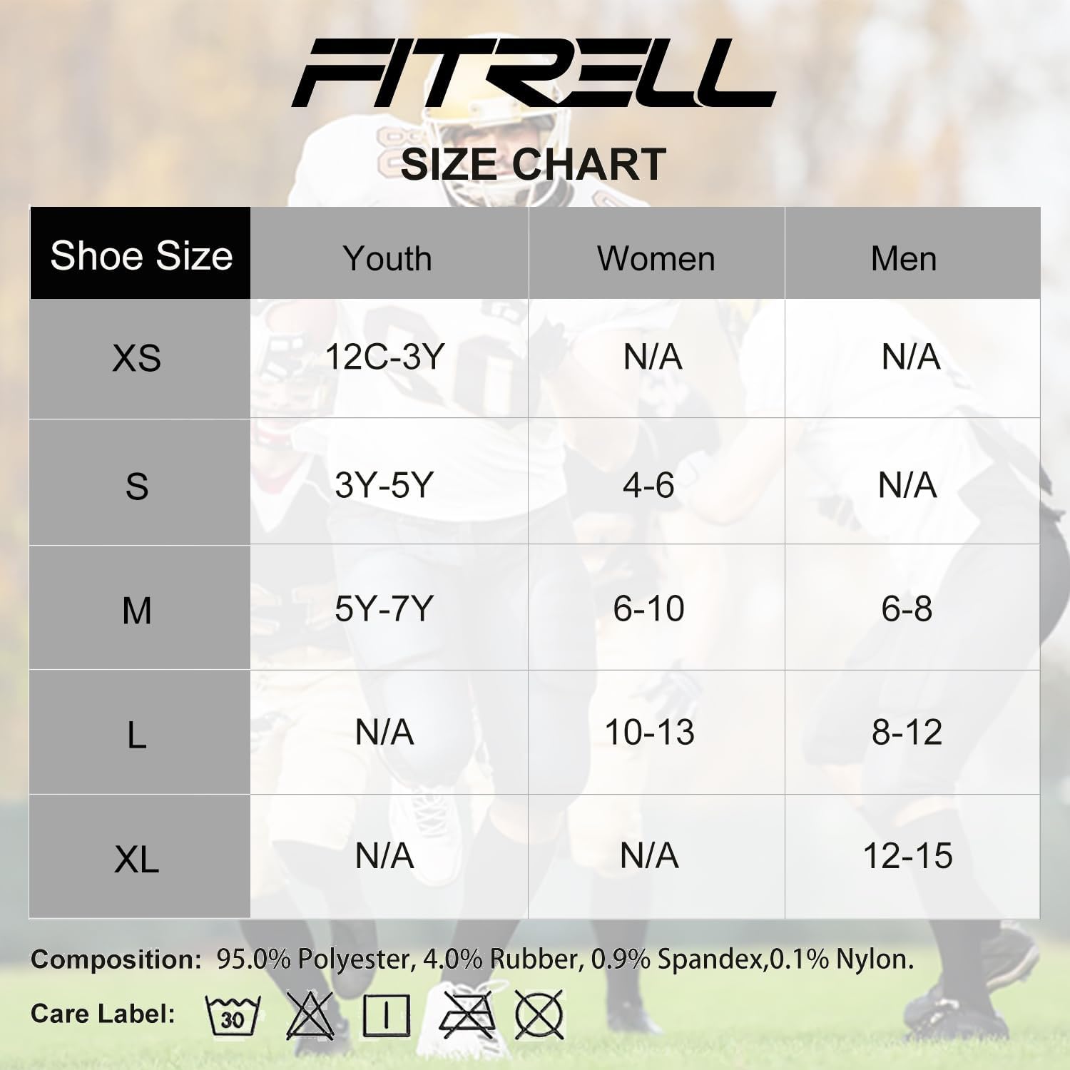 Thumbnail 2 de FITRELL 2/3 Pack Knee-High Baseball, Soccer & Softball Socks for Kids, Youth & Adults