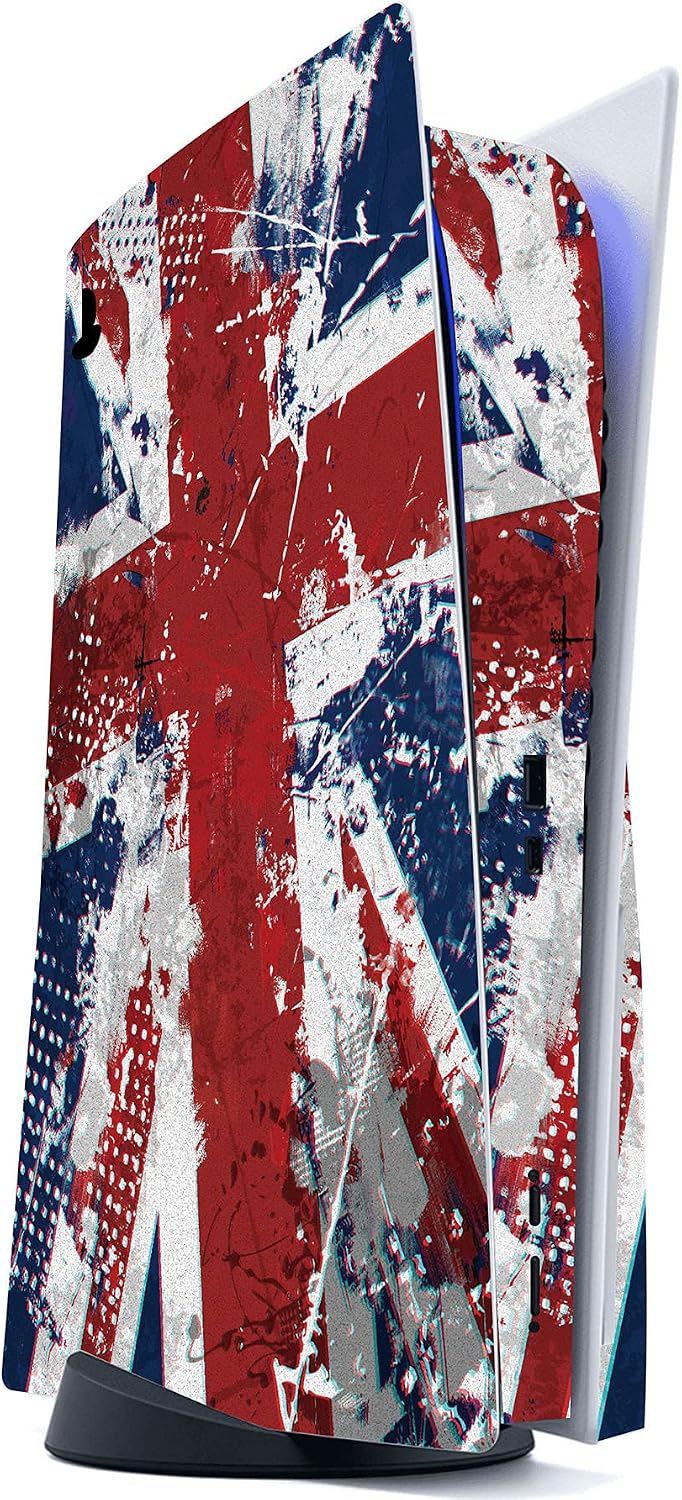 Detalle de playvital Impression UK Flag PS5 skin set