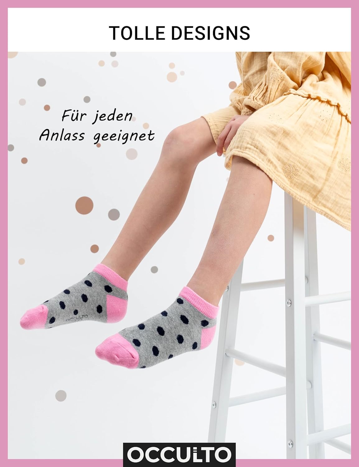 Thumbnail 5 de Occulto Mikl Sneaker-Socken für Jungen & Mädchen – 10er Pack