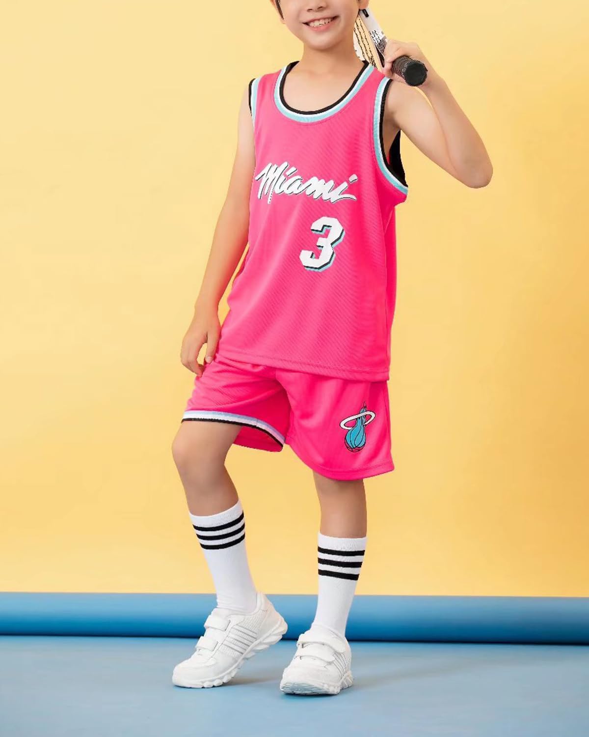 Thumbnail 1 de ISOVNUS Completo da Basket Bambino 2 Pezzi – Maglietta e Pantaloncini, 3–15 Anni