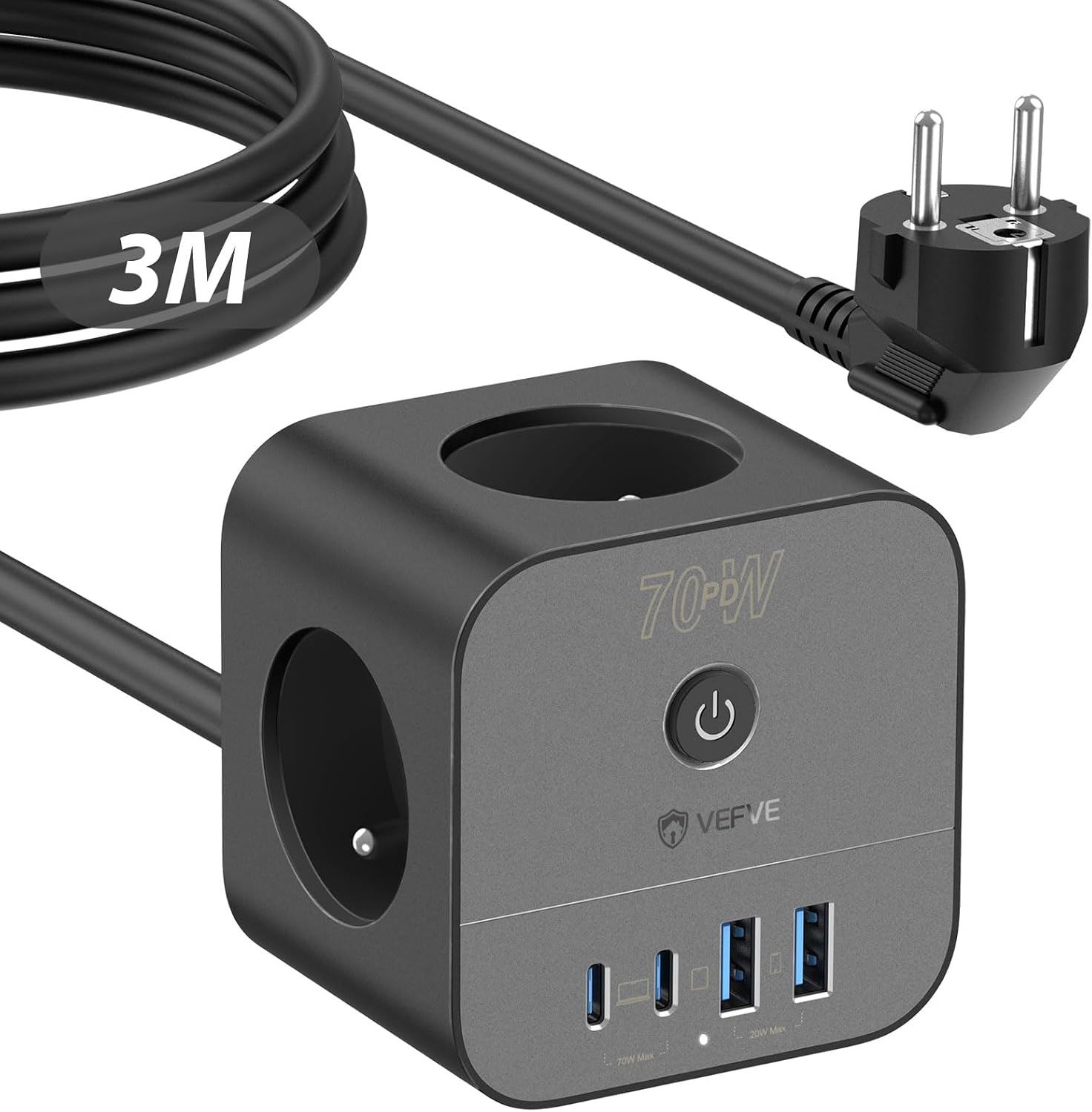Detalle de VEFVE CubePulse70 Chargeur 70W