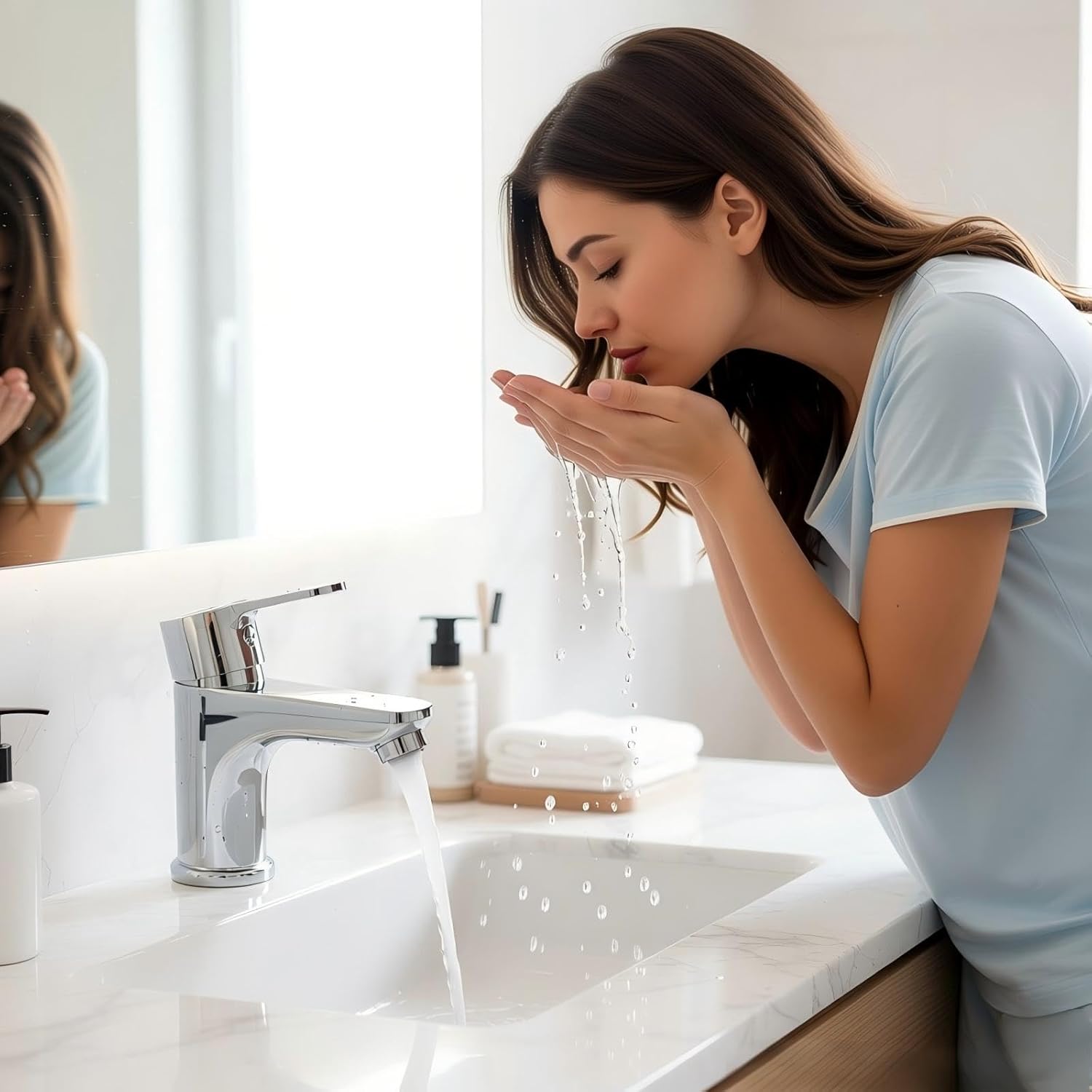 Thumbnail 6 de GRIFEMA Rubinetto Bagno Lavabo Monocomando G3/8, Cromo – G11003