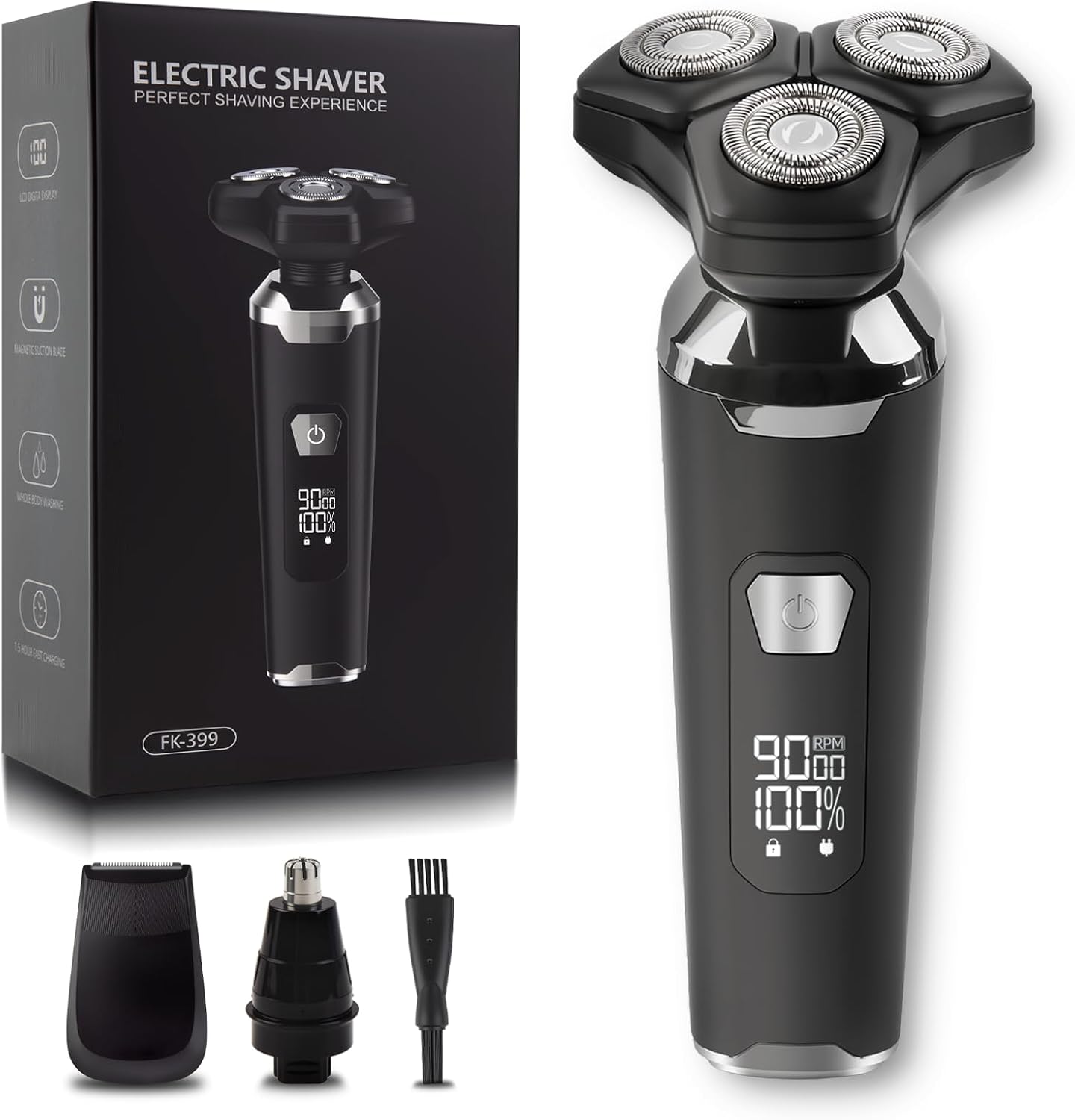 Detalle de UTK 3‑in‑1 Rasierer 85 Minuten Akku