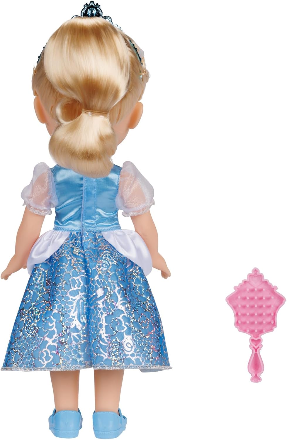 Detalle 1 de Disney Princess 230144 – lalka Kopciuszek 35 cm z platynową spódnicą holofoil