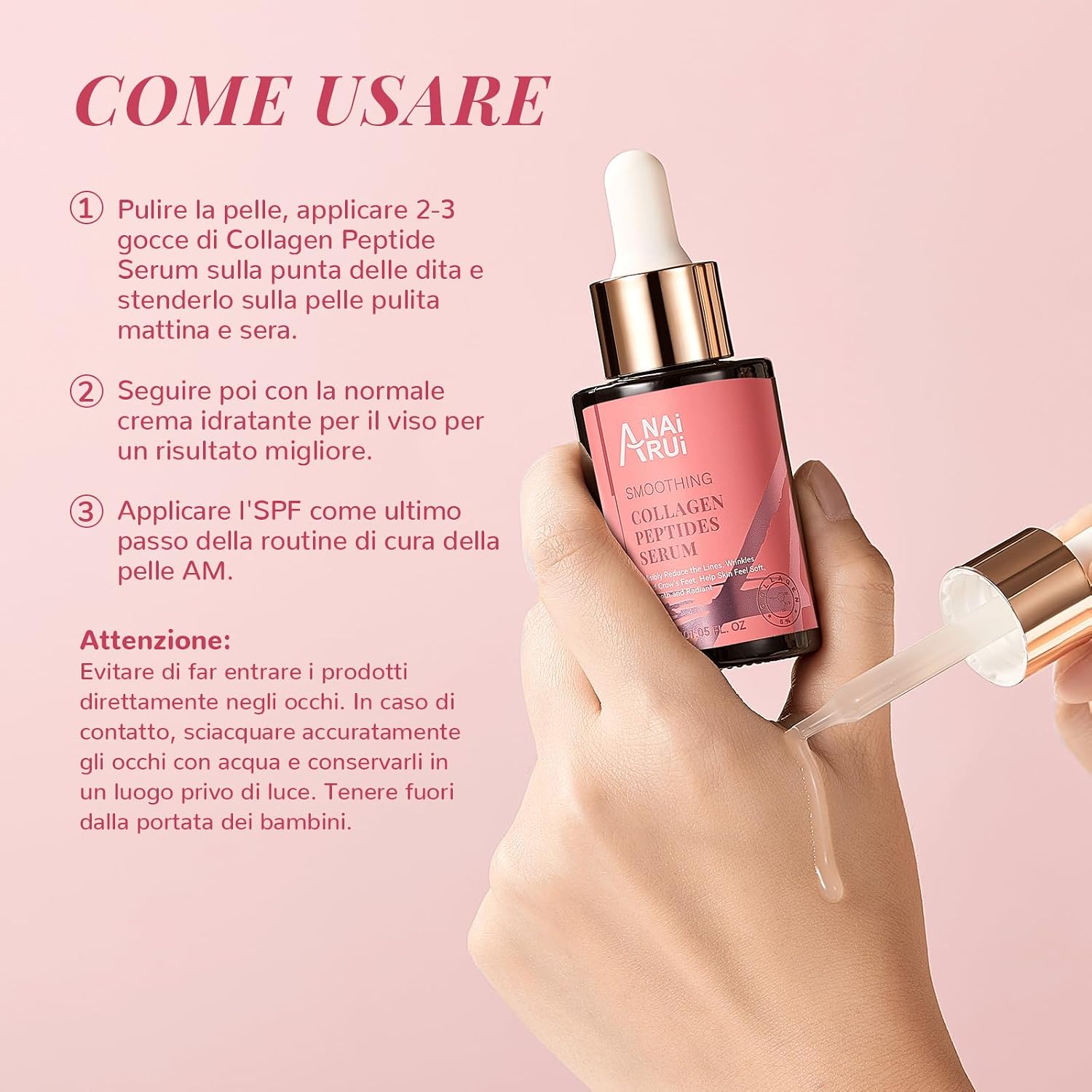 Thumbnail 4 de ANAiRUi Siero Collagene 30 ml per viso e collo