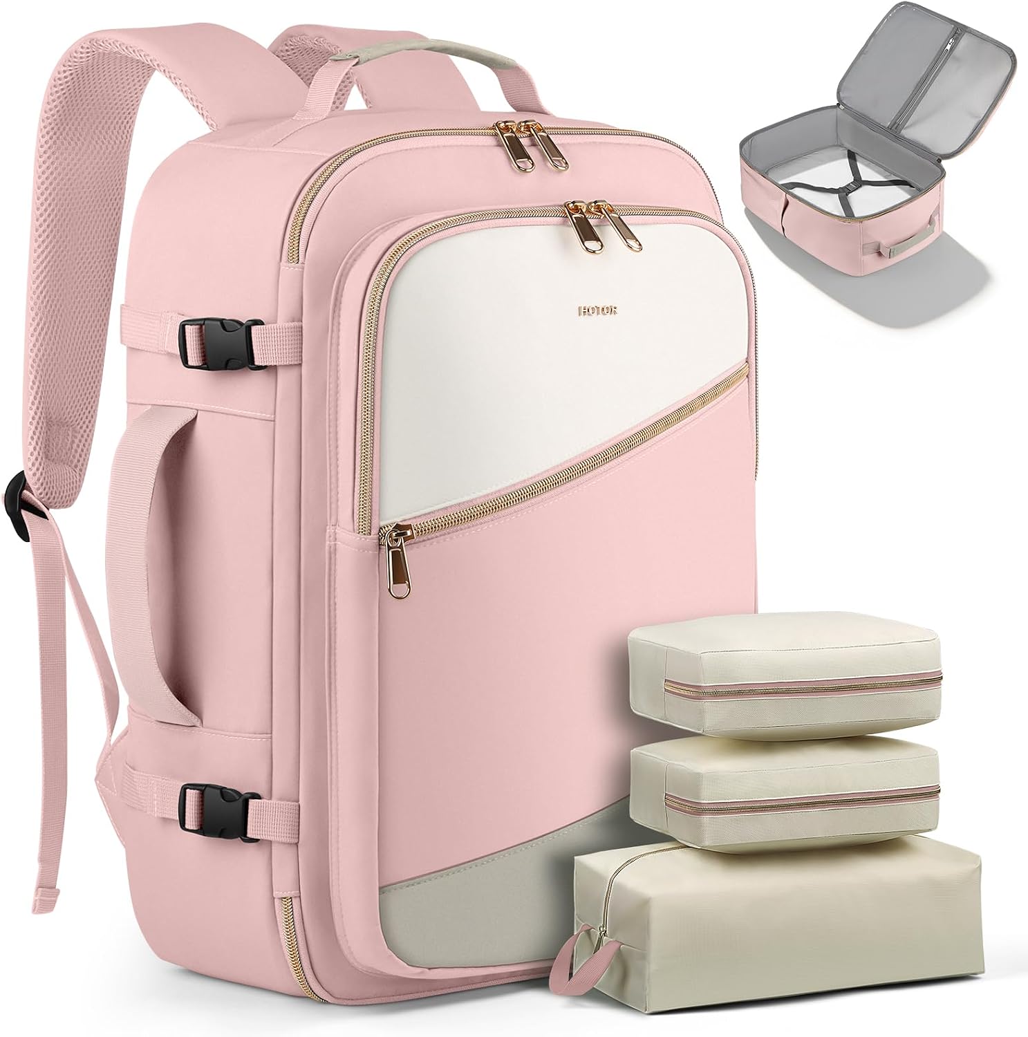 Detalle 2 de HOTOR Travel Backpack for 15.6-Inch Laptops