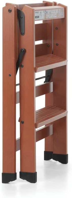 Thumbnail 1 de Foppapedretti Tialzo Tabouret Pliant, Noyer — tabouret en bois massif pliable