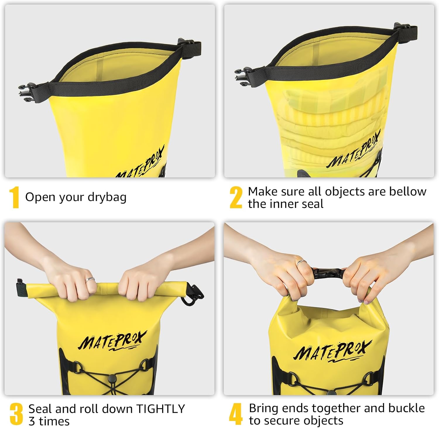 Thumbnail 5 de MATEPROX Waterproof Dry Bag 10L Roll Top