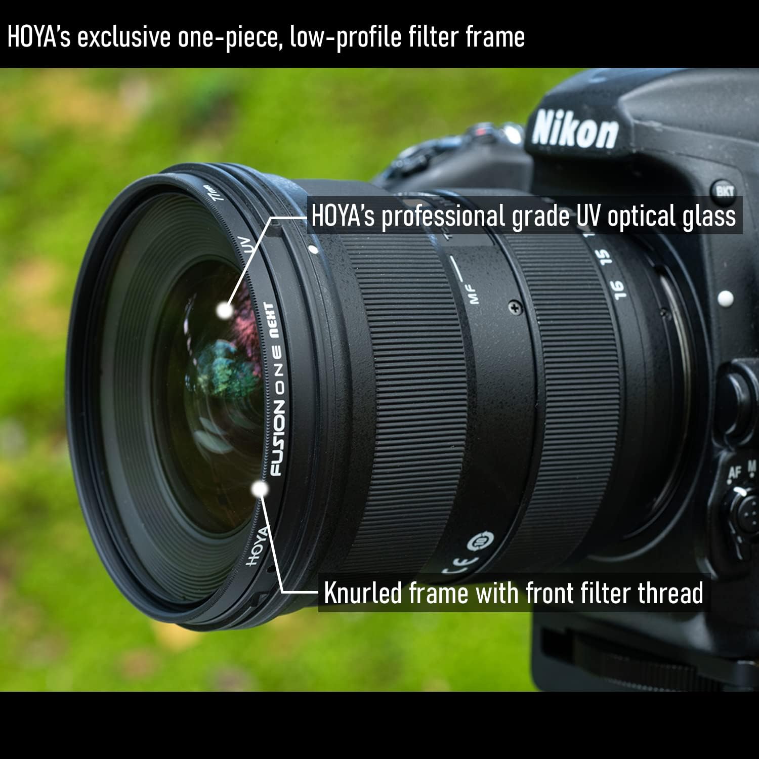 Thumbnail 3 de Filter Hoya Fusion ONE Next UV 37 mm – UV-Schutzfilter mit beschichteten Linsen und schmutzabweisenden Eigenschaften